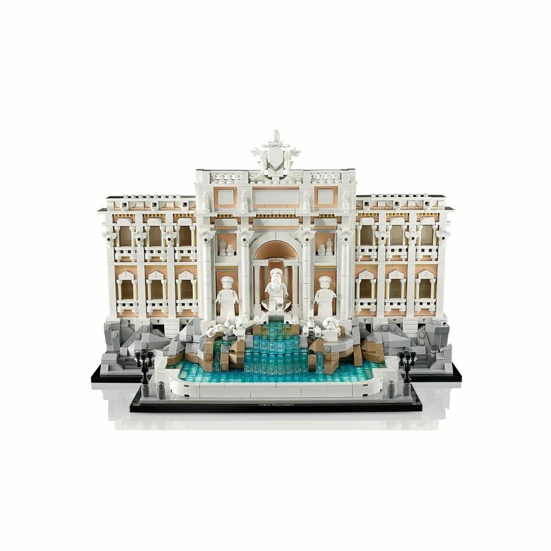 Vista frontal del LEGO 21062 Fontana de Trevi