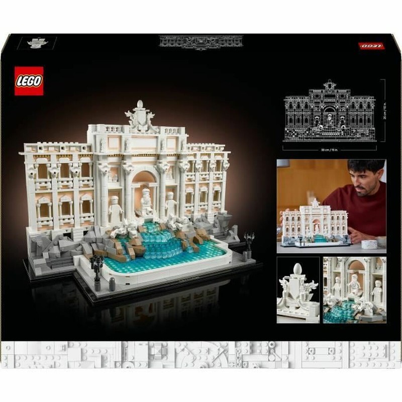 El arte de la construcción con LEGO: Fontana de Trevi