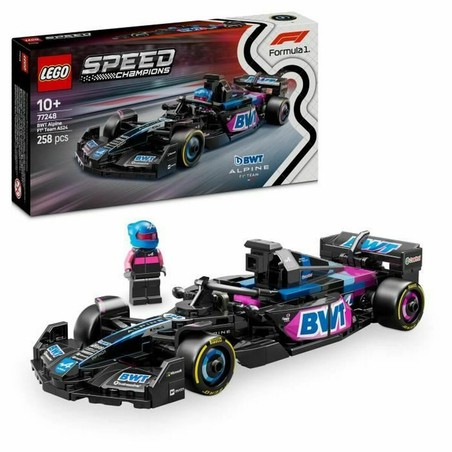 Juguetes construcción niños: LEGO BWT Alpine Team A524 F1 en pista