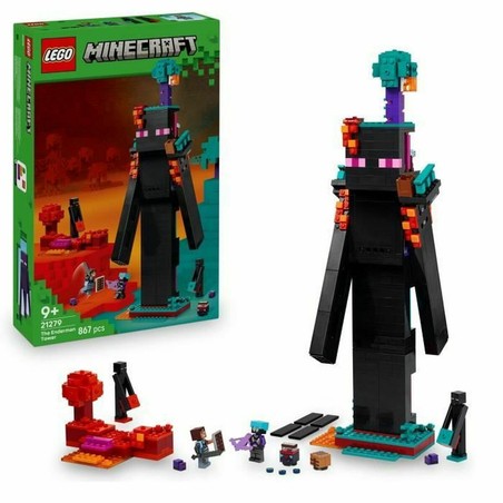 Juguetes construcción niños LEGO Minecraft 21279 Torre del Enderman