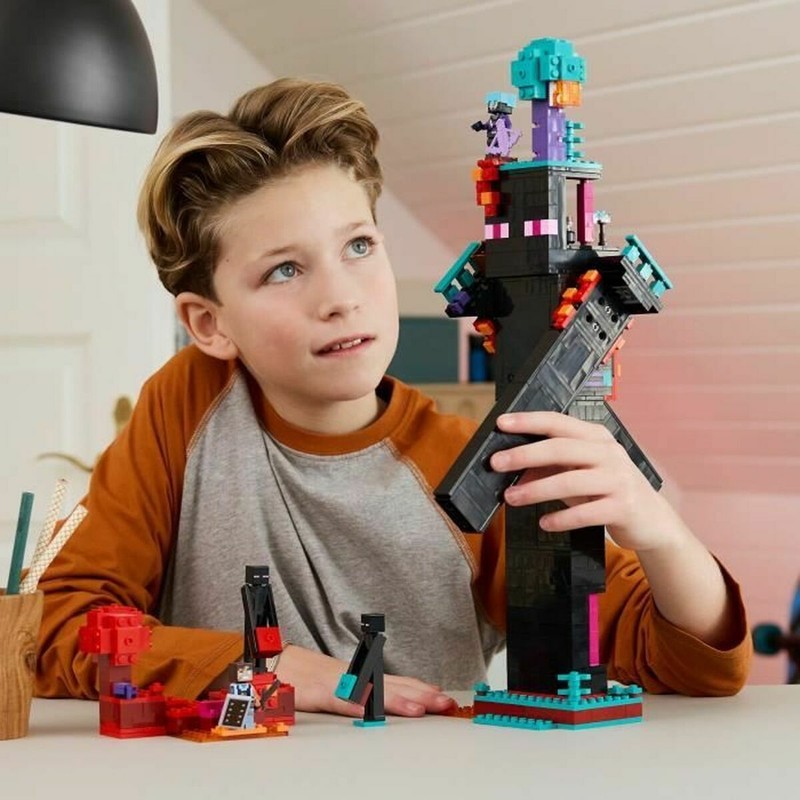 Bloques construcción infantiles Minecraft figuras coleccionables