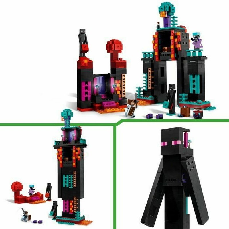 Aventura Minecraft construible con bloques de plástico