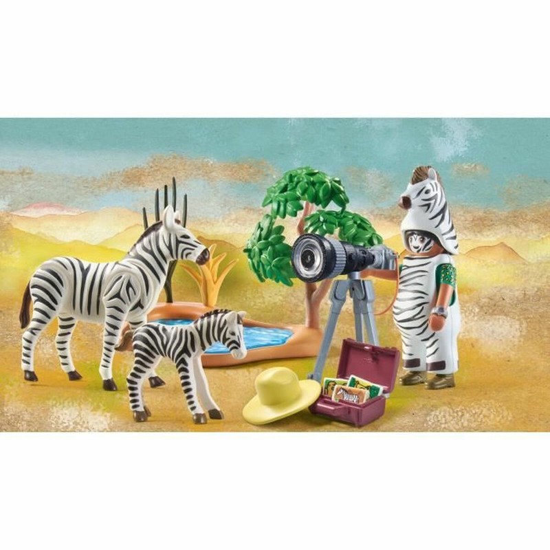 Aventura safari Playmobil: figuras de cebras para niños de 3 años
