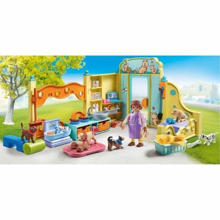 Playset Playmobil de 94 piezas, similar a un set construcción 100 piezas