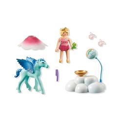 Juguetes construcción niños Playmobil Princesa Mágica volando con potro 2