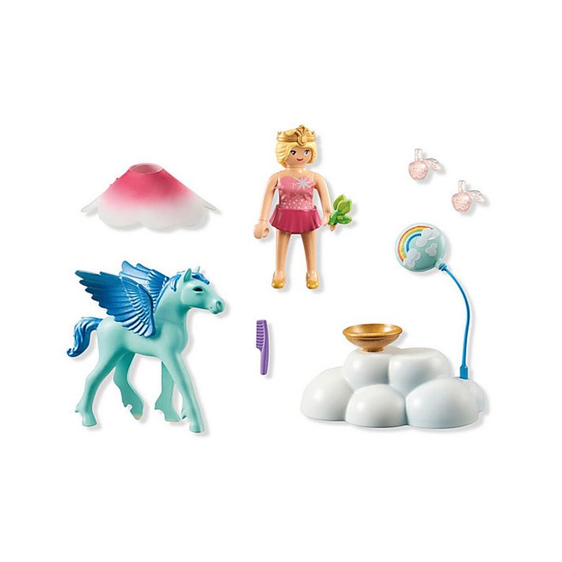 Set construcción educativo Playmobil 71802 con princesa y nube