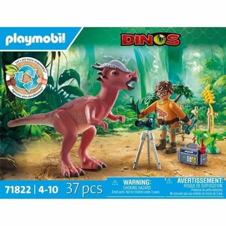 Set construcción educativo Playmobil con dinosaurio Stygimoloch
