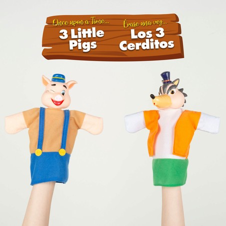 regalo educativo niños set de marionetas Colorbaby