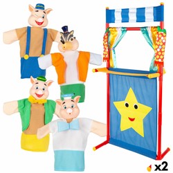 Juguetes construcción niños: Teatro de Marionetas Colorbaby Cucu Show