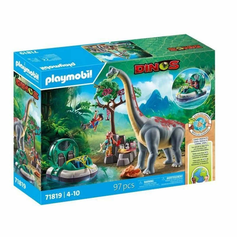 Juguetes construcción niños Playset Playmobil Dinos 71819