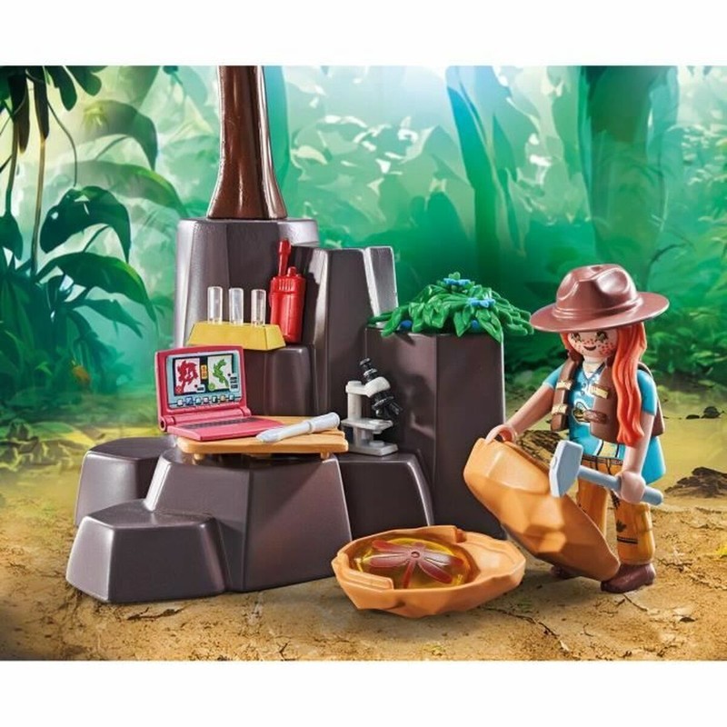 Escena de juego Playmobil Dinos 97 piezas