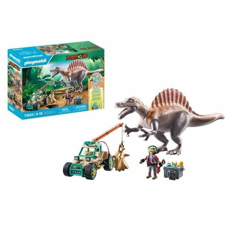 Set construcción educativo Playmobil Dinos 71820 escenas