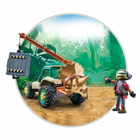 Bloques construcción infantiles Playmobil Dinos con figuras