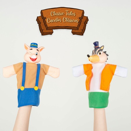Construcción niños 3 años: Juego de teatro de marionetas para desarrollar habilidades