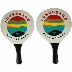 Palas de playa infantiles Longboard multicolor con pelota