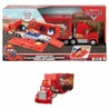 camión portavehículos niños rojo Mattel