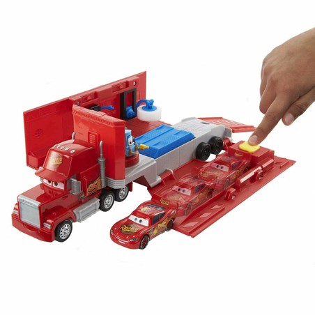 detalles camión de juguete grande Mattel