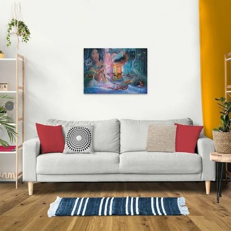 Vista aérea del puzzle Ravensburger, ideal para un desafío mental