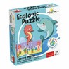 Juguetes construcción niños: Puzzle Adventerra ecológico de 24 piezas para aprender sobre animales.
