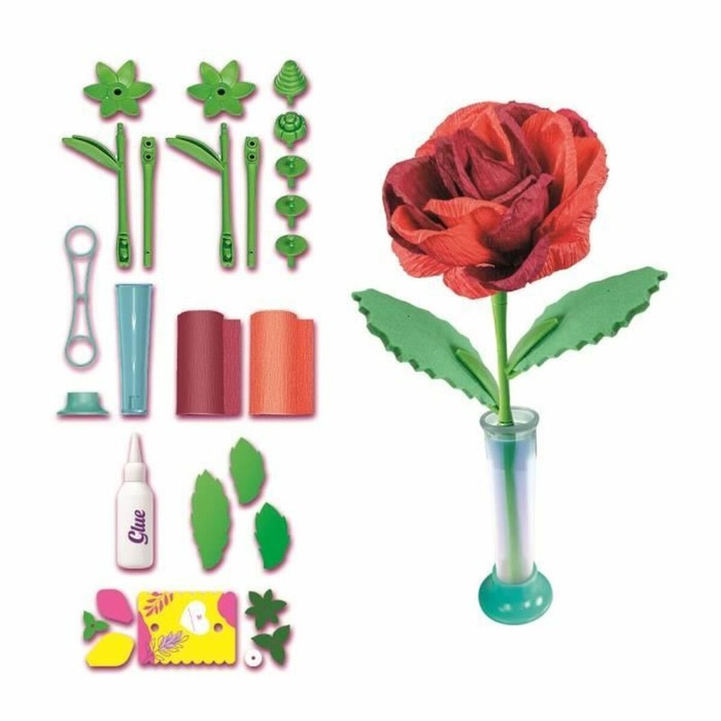 Puzzle Clementoni creando un ramo de flores con las manos