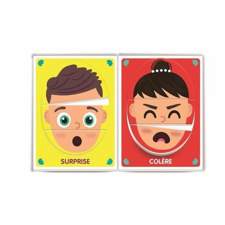 Set construcción educativo - Niños jugando con puzzle Clementoni
