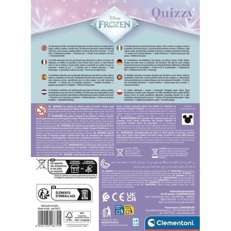 Bloques construcción infantiles: Juego interactivo Quizzy de Frozen para preescolares