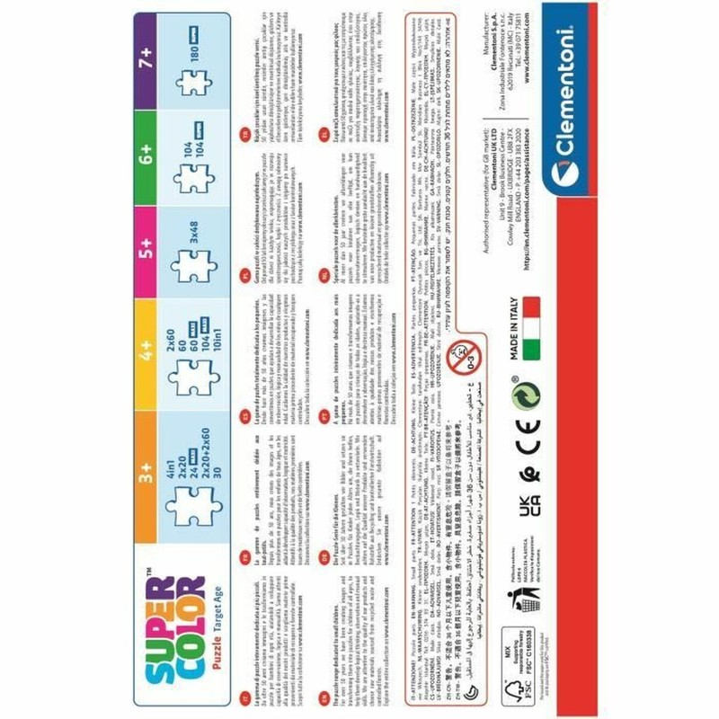 Puzzles infantiles educativos de 20 piezas, tema Patrulla Canina