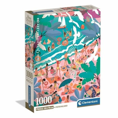Puzzle Clementoni 1000 piezas Domingo en la Playa