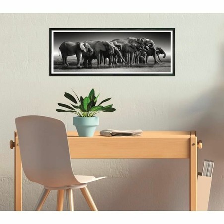 Imagen completa de puzzle de paisajes y animales terminado