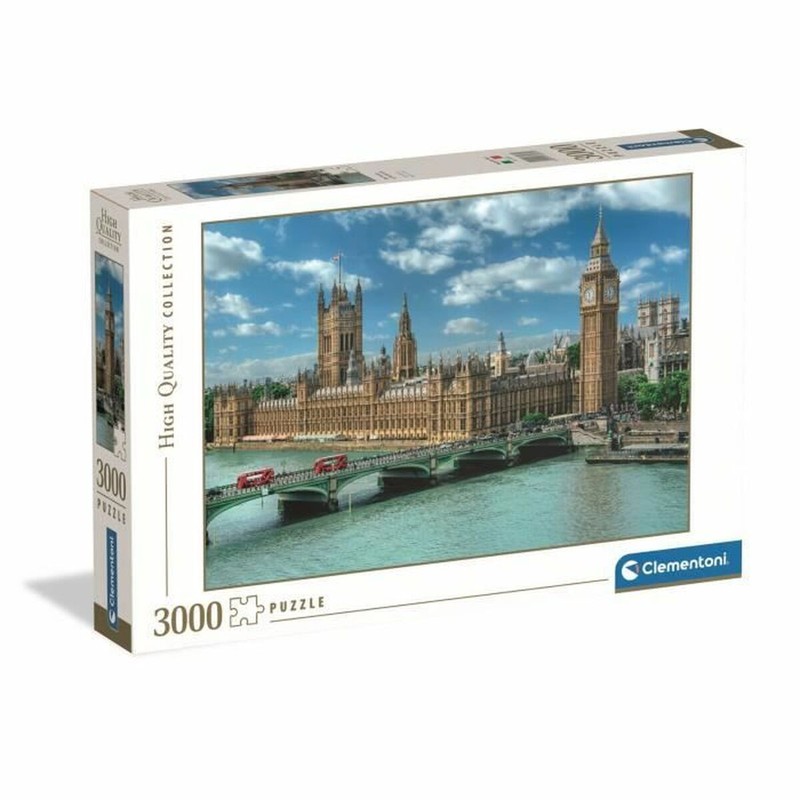 Puzzle 3000 piezas Clementoni, vista frontal del packaging y diseño