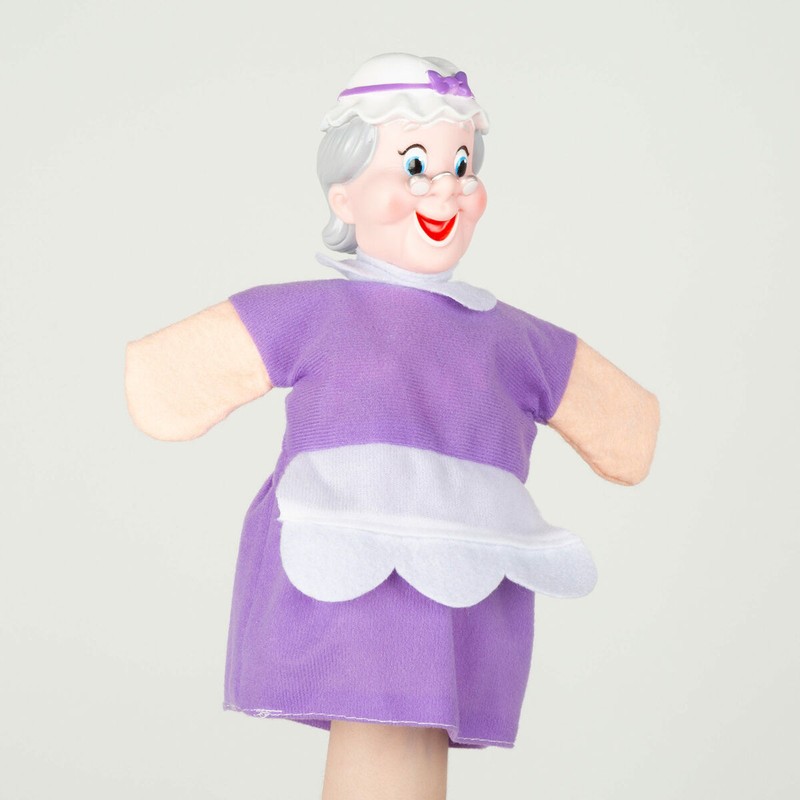 Juego simbólico niños: Caperucita, Lobo, Abuela y Leñador de tela