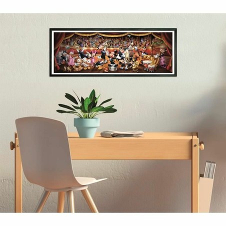 Detalle del puzzle Clementoni Disney, encaje perfecto de las piezas