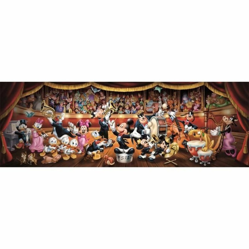 Vista completa del Puzzle Clementoni Disney terminado, una obra de arte