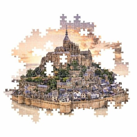 Caja del Puzzle Mont Saint-Michel Clementoni, regalo original