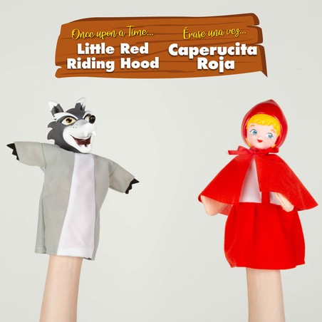 Regalo original y juego creativo: set completo de marionetas de tela