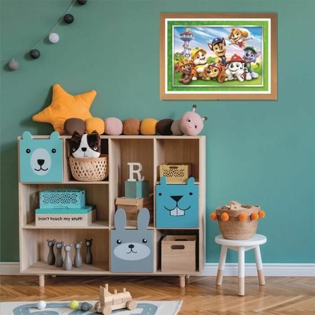 Piezas de puzzle resistentes para construcción de imagen en niños +4 años