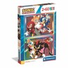 Puzzle Clementoni Sonic (2 Unidades) para juguetes construcción niños