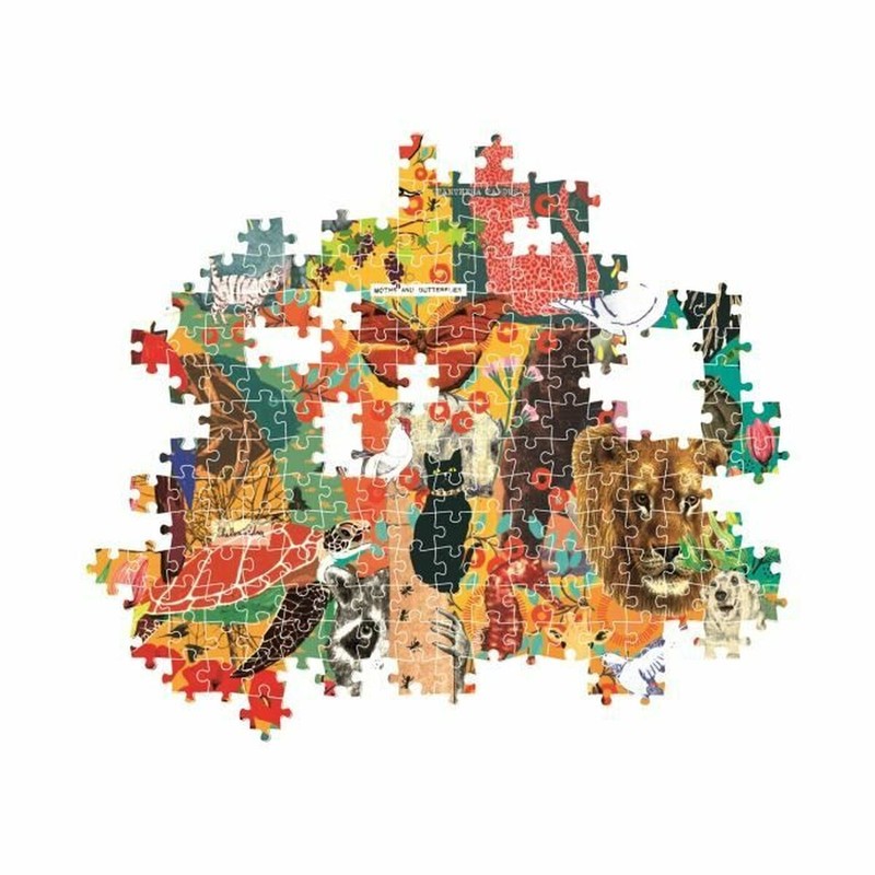 Detalle de piezas del puzzle difícil 1000 piezas Clementoni