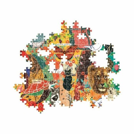 Detalle de piezas del puzzle difícil 1000 piezas Clementoni