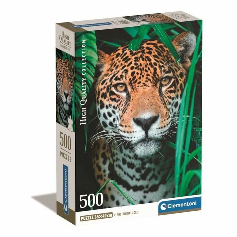 Juguetes construcción niños con puzzle Clementoni jaguar en la jungla