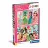 Puzzles Disney infantiles Clementoni, set doble de princesas