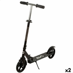 Patinete niños EVO negro, diversión al aire libre.
