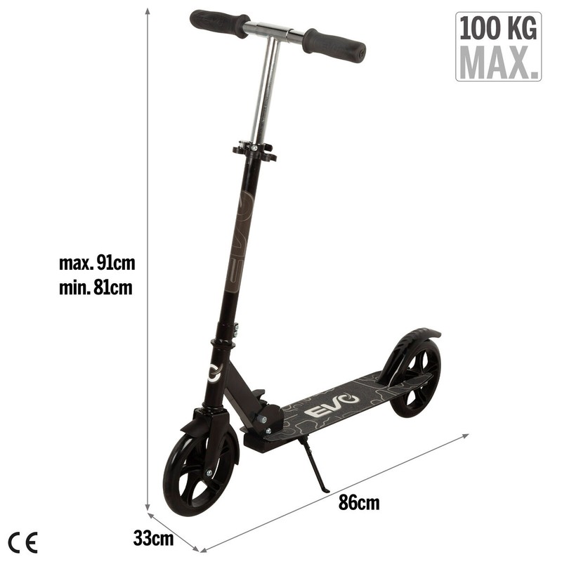 Detalle del freno trasero del patinete, máxima seguridad.