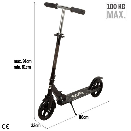 Detalle del freno trasero del patinete, máxima seguridad.