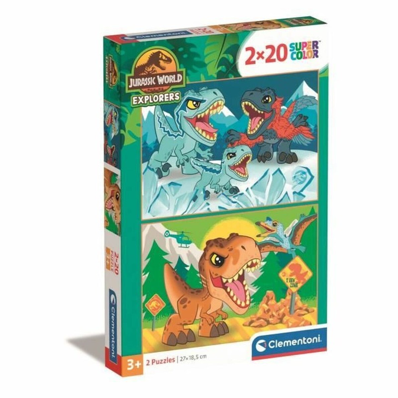Puzzle Clementoni Jurassic World: Doble diversión para construir