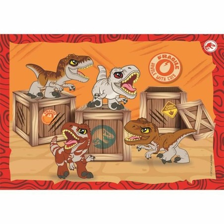 Detalle de los 4 puzzles Clementoni para niños: 12, 16, 20 y 24 piezas