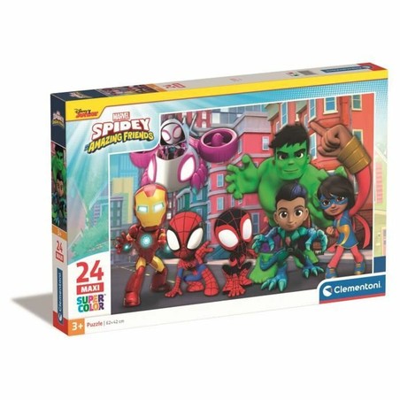 Juguetes construcción niños - Puzzle Clementoni Spidey 24 piezas