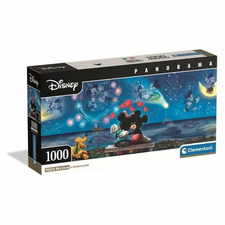 Juguetes construcción niños: Puzzle Clementoni Mickey y Minnie 1000 piezas