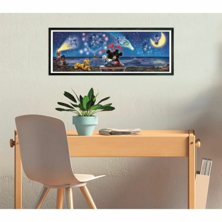 Set construcción educativo: Puzzle Clementoni 1000 piezas de Mickey y Minnie