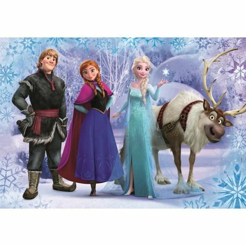juguete construcción motricidad fina puzzle doble Frozen